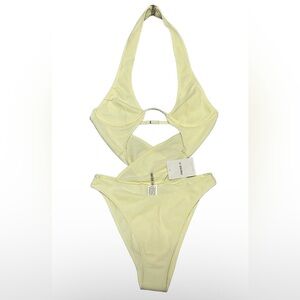Forever 21 swimsuit, yellow, size L New